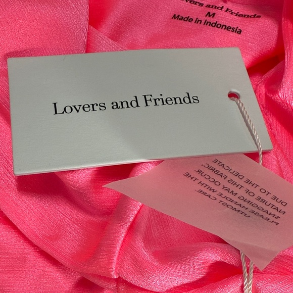 Lovers & Friends Karina High Waist Bottom Candy Pink Sz M - Picture 5 of 5